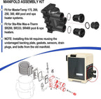 77707-0206 Pool Heater Manifold Body for Pentair MasterTemp,Sta-Rite Max-e-Therm