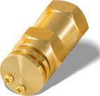 Boomless Spray Nozzle 1/2" FPT #10 Orifices (90° & 180° Caps Included) 4.2 GPM