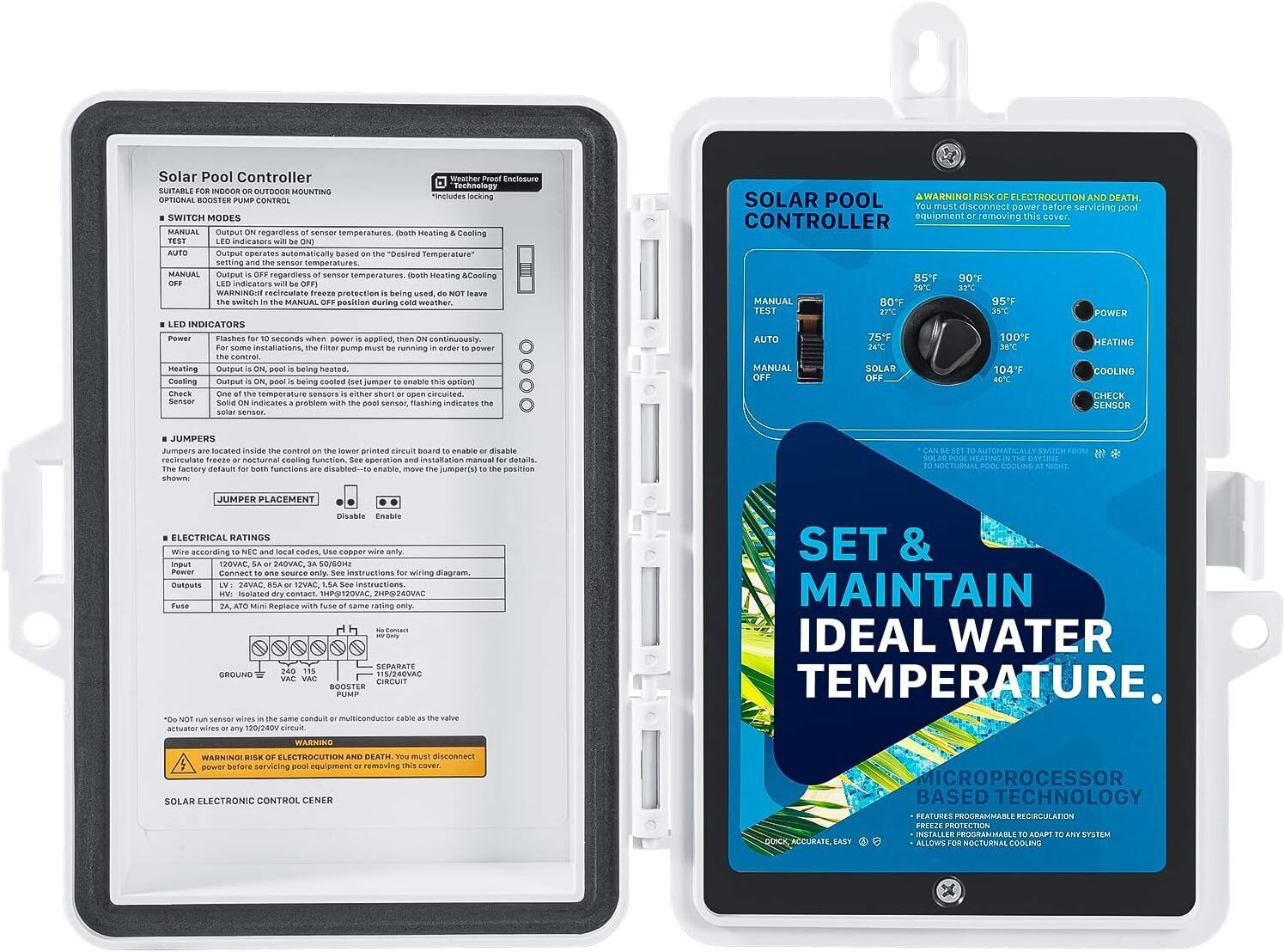 for Hayward/Goldline Aqua Solar GL-235 Pool Spa Solar Temperature Controller