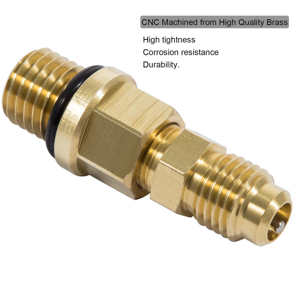 6.0L Ford Powerstroke Diesel Fuel Pressure Test Port & Adapter w/ Schrader Valve