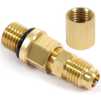 6.0L Ford Powerstroke Diesel Fuel Pressure Test Port & Adapter w/ Schrader Valve