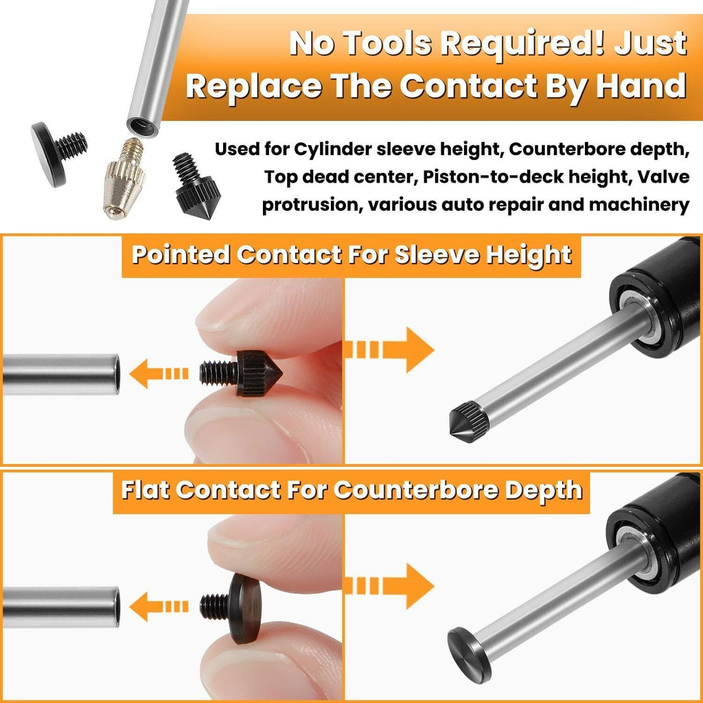 6434 Sleeve Height and Counter Bore Gauge for Diesel Engines Cylinder Bore Gauge
