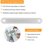 TSP-1 Marine Transom Support Plate & TSP-2DP Support Plate 12" x 2" & 15" X 2"