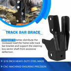 Front Track Bar Sector Shaft Brace 20-22 for Jeep Gladiator JT 18-22 Wrangler JL
