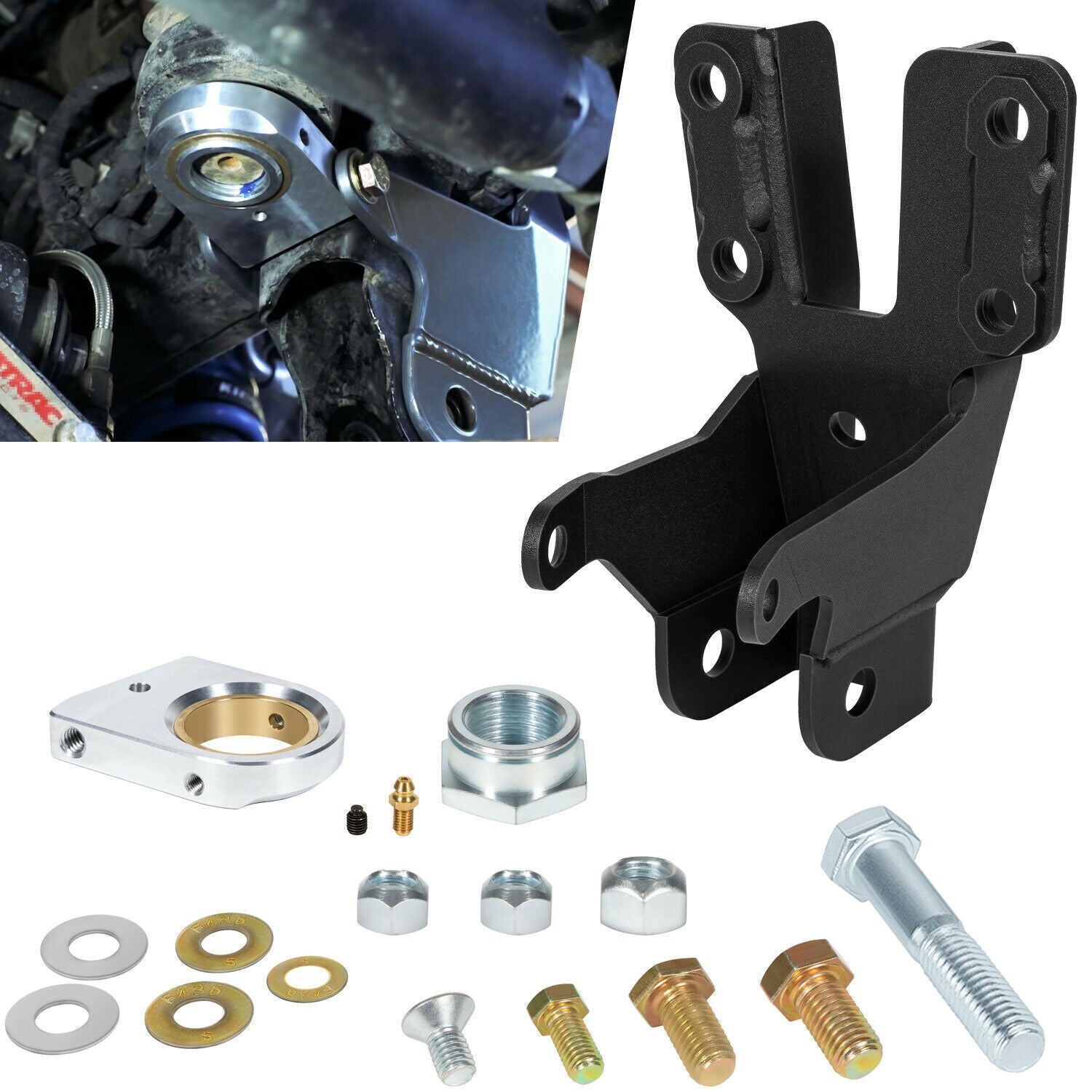 Front Track Bar Sector Shaft Brace 20-22 for Jeep Gladiator JT 18-22 Wrangler JL