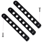 5x Aluminum Grab Handle Inserts Cover Trim for Jeep Wrangler JK 2007-2018(Black)