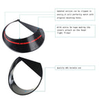 2X ABS Angry Bird Front Headlight Bezels Cover Trim for Jeep Renegade 2015-2018