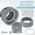 2 Pack 006723F 2" PVC Connector for Raypak Pool Heater Parts R185A R265A R335A