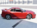 2pcs Side Window Scoop Louvers ABS Sun Shade Cover For 1999-2004 Ford Mustang