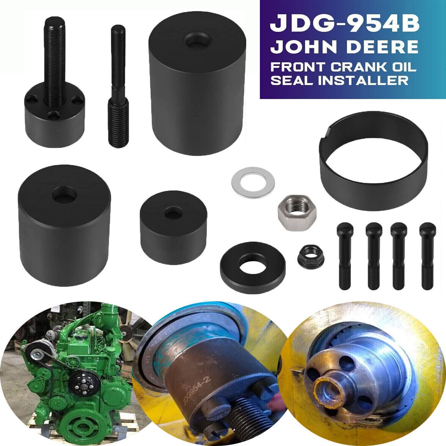 JDG954B for John Deere Crankshaft Gear & Front Oil Seal Installer 4045 6059 6068