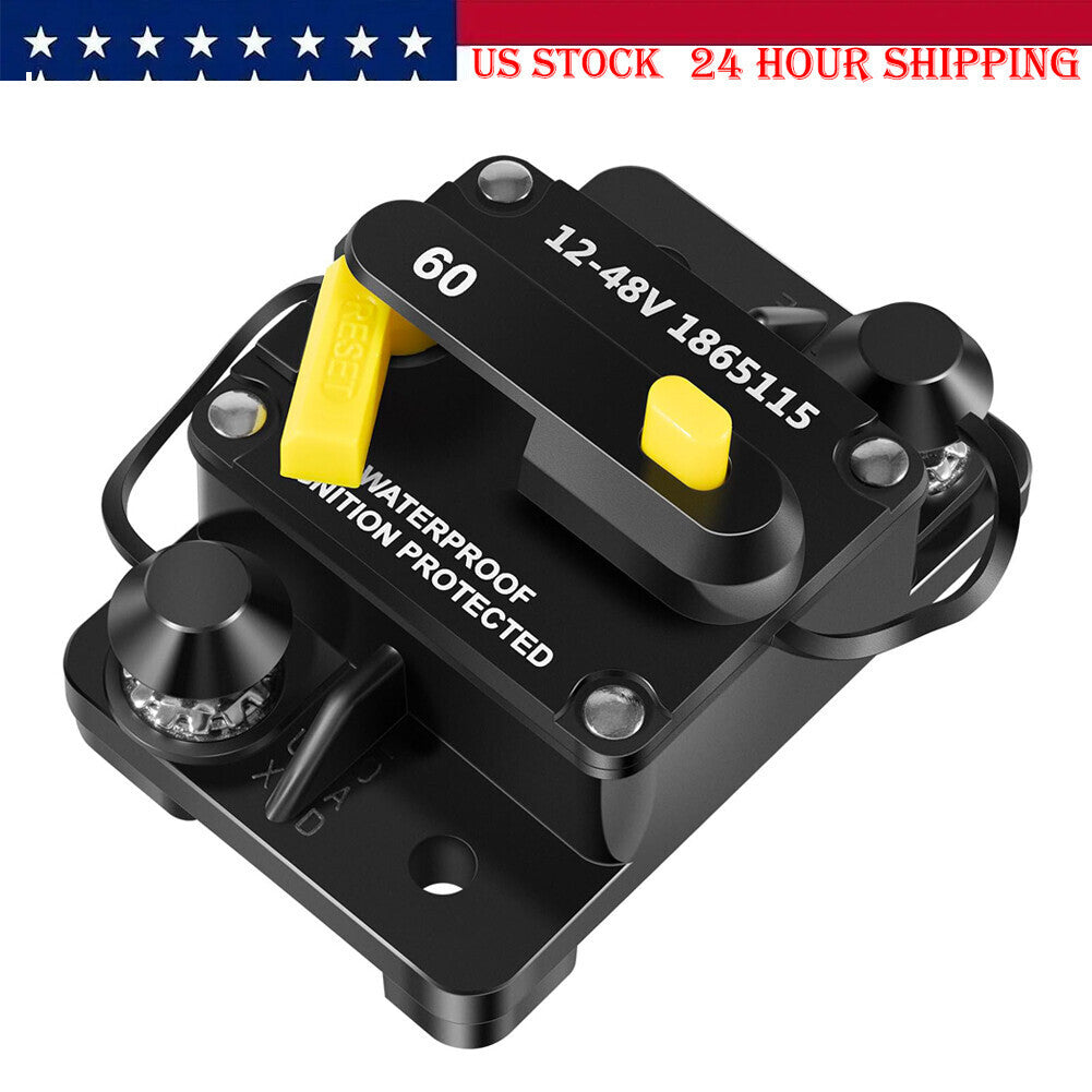 MKR-27 60AMP Circuit Breaker 1865115 for Minn Kota Trolling Motors 12-48V