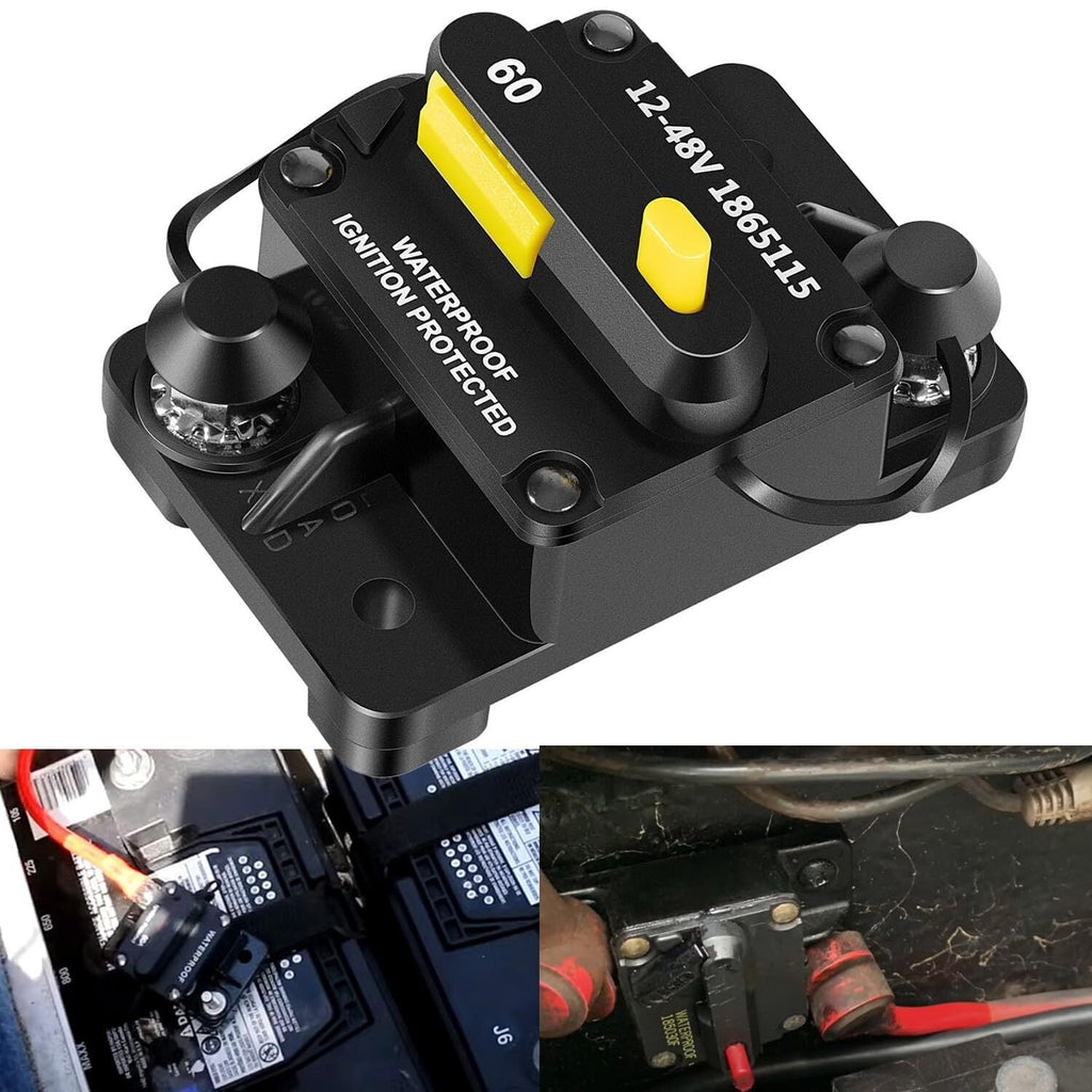 MKR-27 60AMP Circuit Breaker 1865115 for Minn Kota Trolling Motors 12-48V