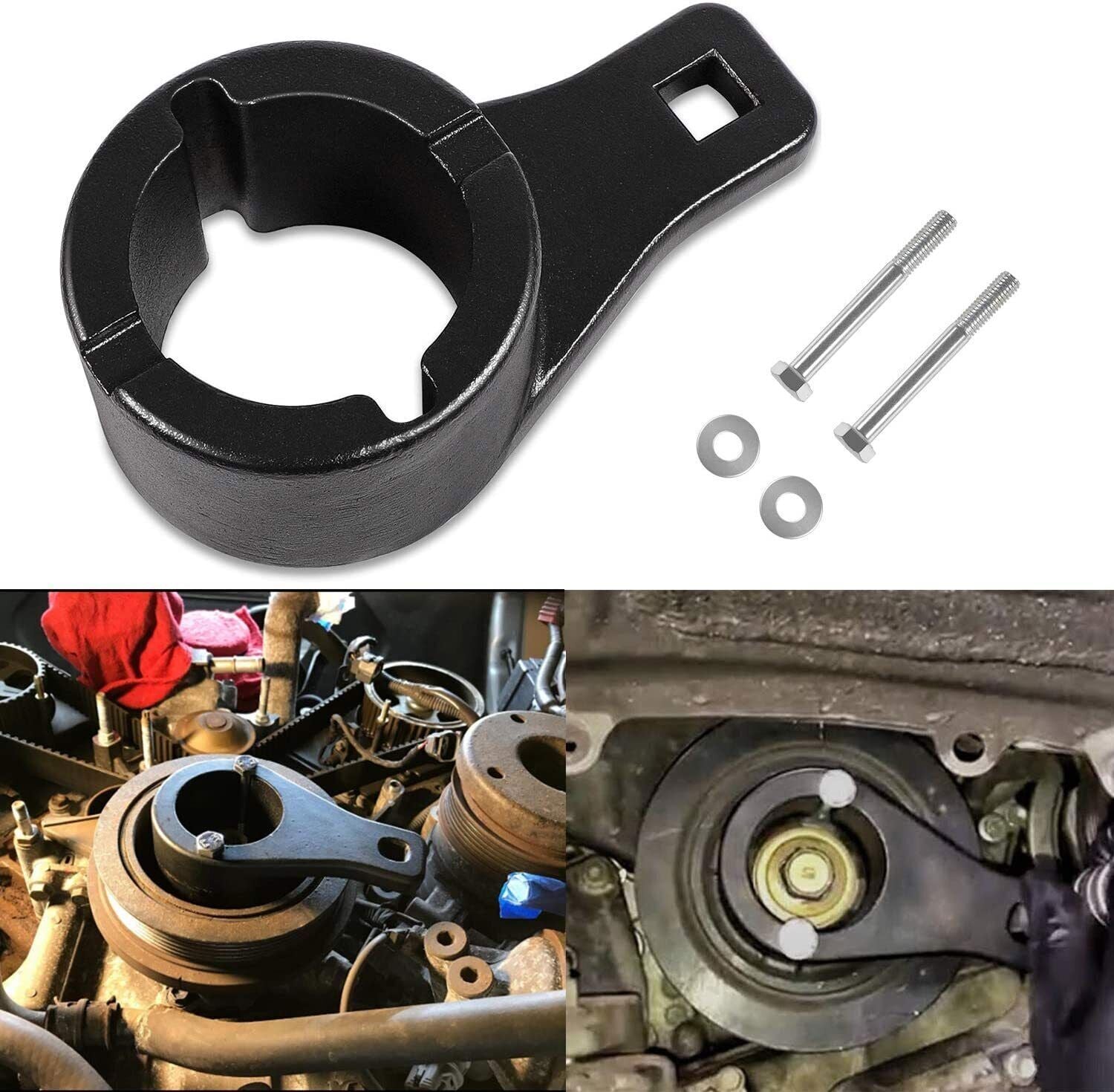 Harmonic Damper Pulley Holding Crankshaft Crank Holder Wrench for Toyota Lexus