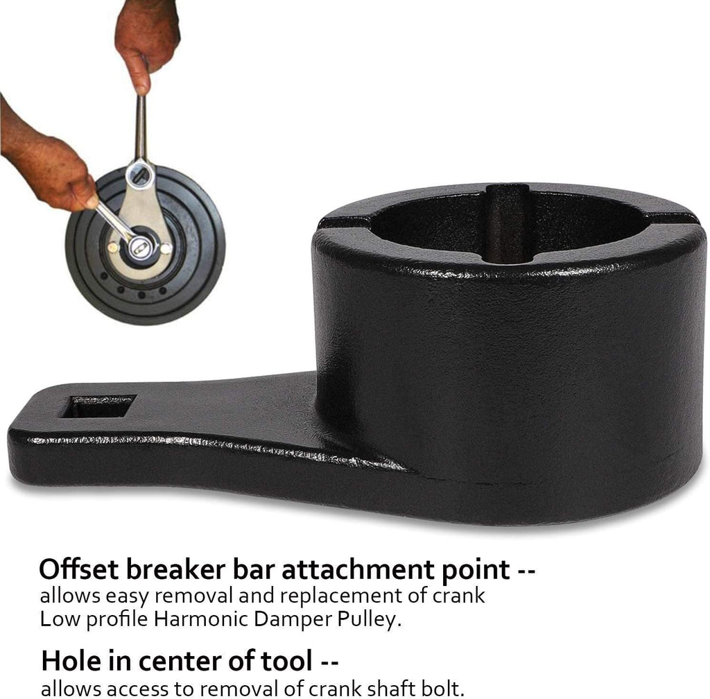 Harmonic Damper Pulley Holding Crankshaft Crank Holder Wrench for Toyota Lexus