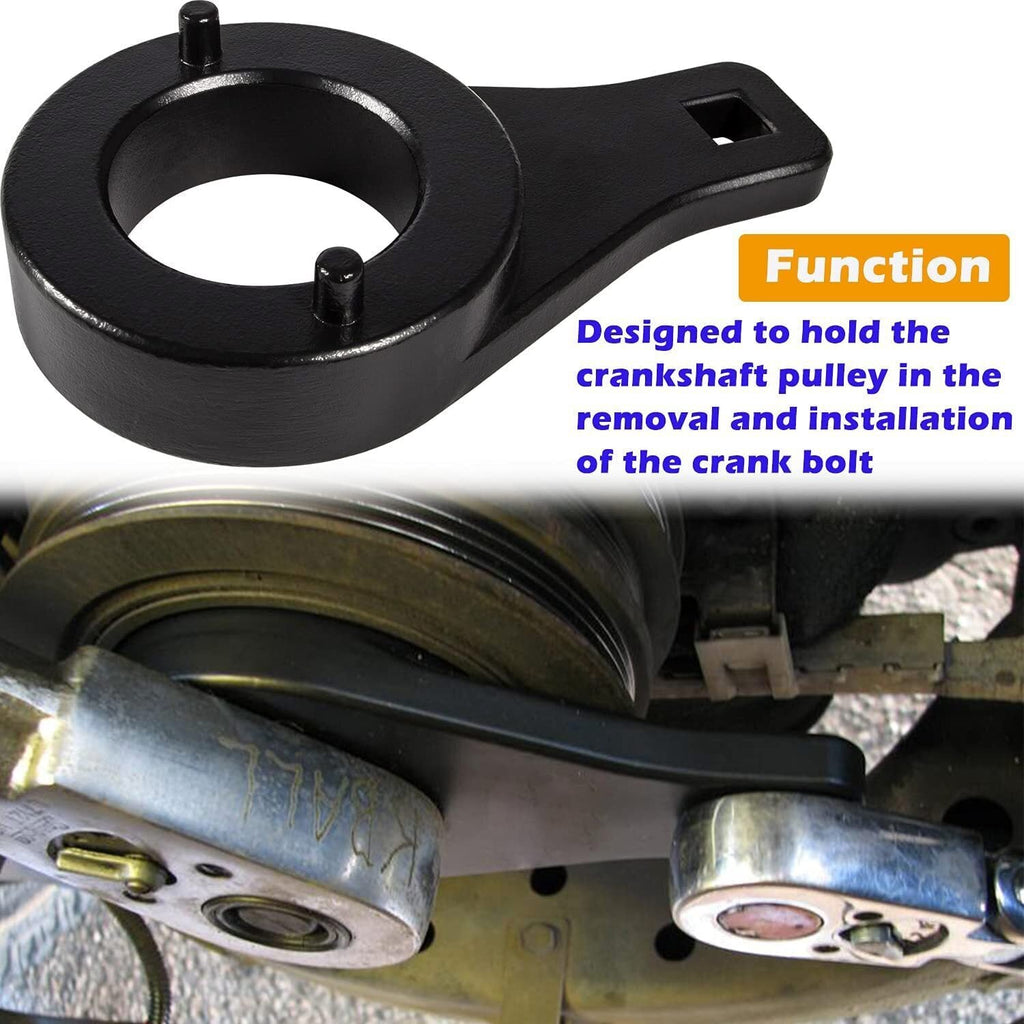 Harmonic Damper Pulley Crankshaft Holder Removal Install Tool For Toyota 3.4L V6