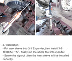 Injector Sleeve Remover & Installer Tool For Volvo FM12 D11/13/16 Mack MP7 MP8
