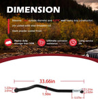 Front Forged Adjustable Track Bar 1-6" Lift Fit For Jeep Wrangler JK 2007-2018