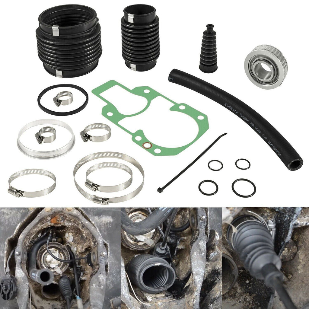 Bellows Transom Seal Repair Kit w/ Gimbal Bearing For MerCruiser Alpha 1 Gen 2