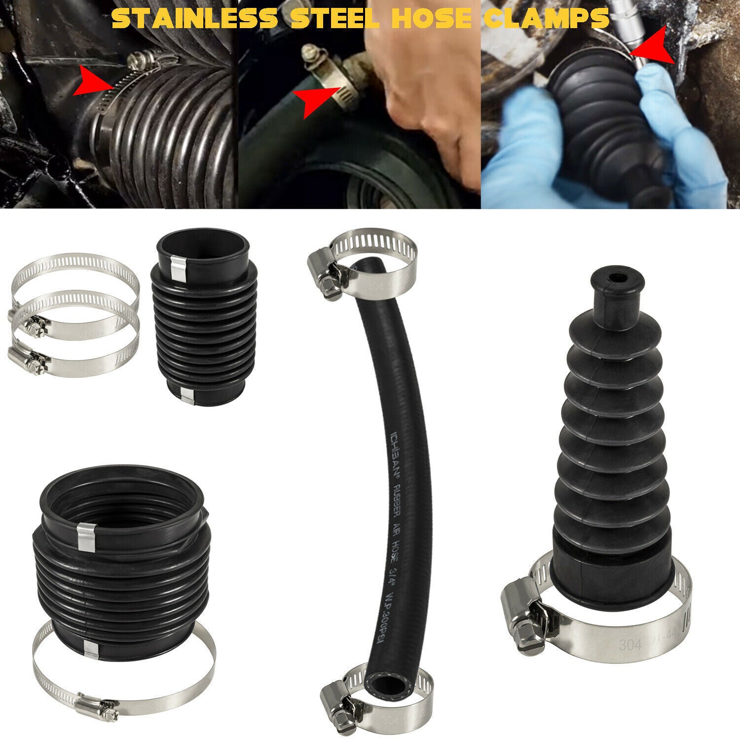 Bellows Transom Seal Repair Kit w/ Gimbal Bearing For MerCruiser Alpha 1 Gen 2