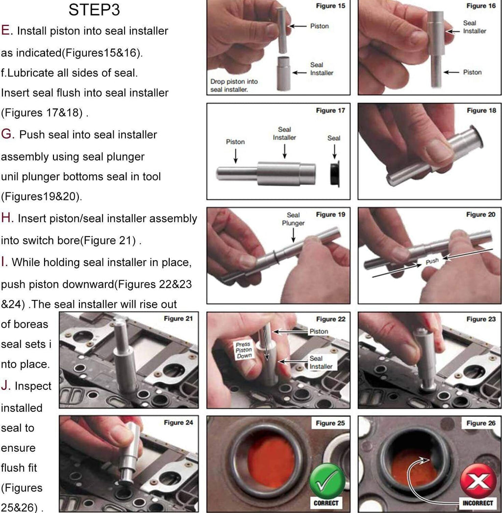 124740-TL30 Pressure Switch Install Tool Kit for GM Transmissions 6T70 6T75 6L90