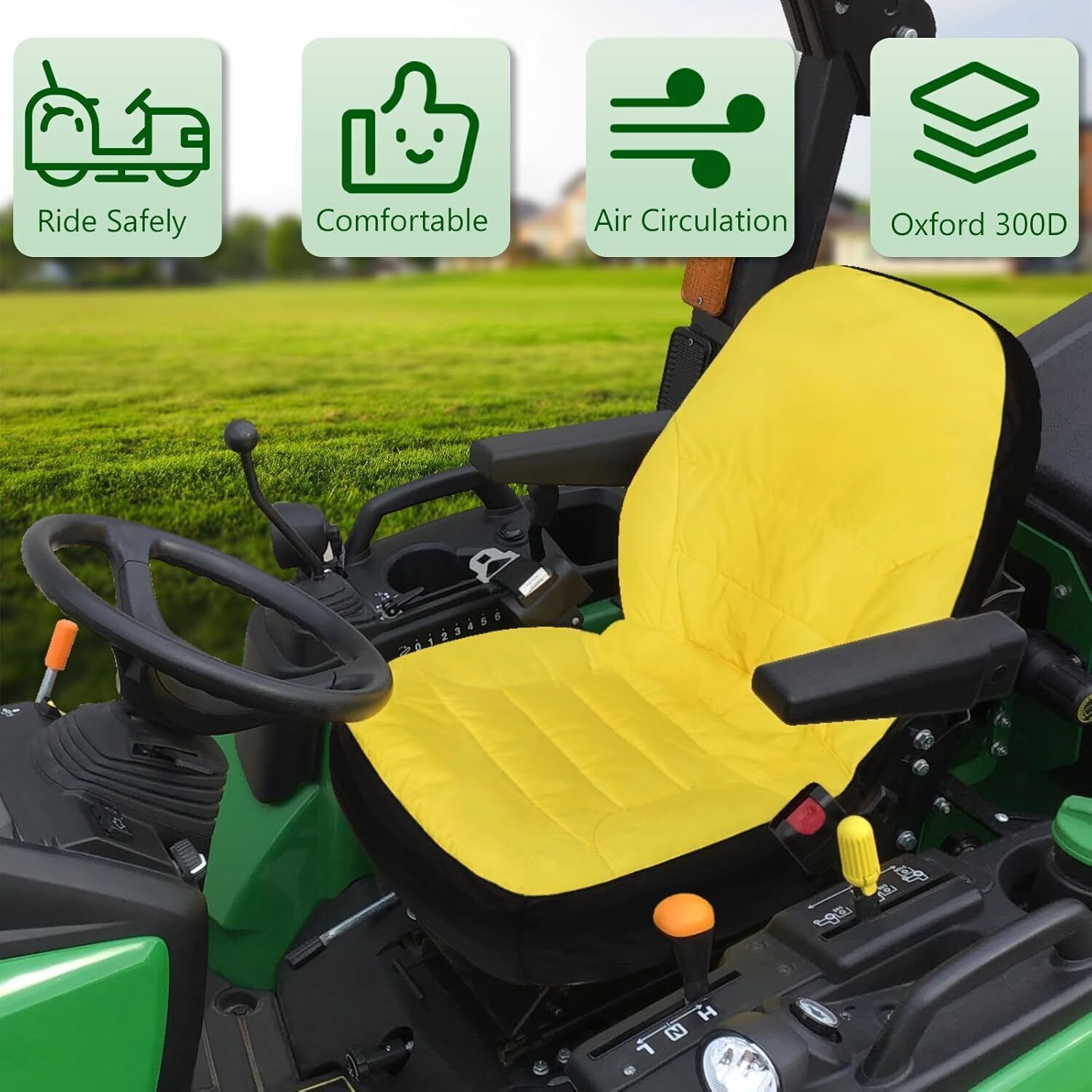 LP68694 Compact Utility Tractors Seat Cover for John Deere 1025R & 2025R Tractor