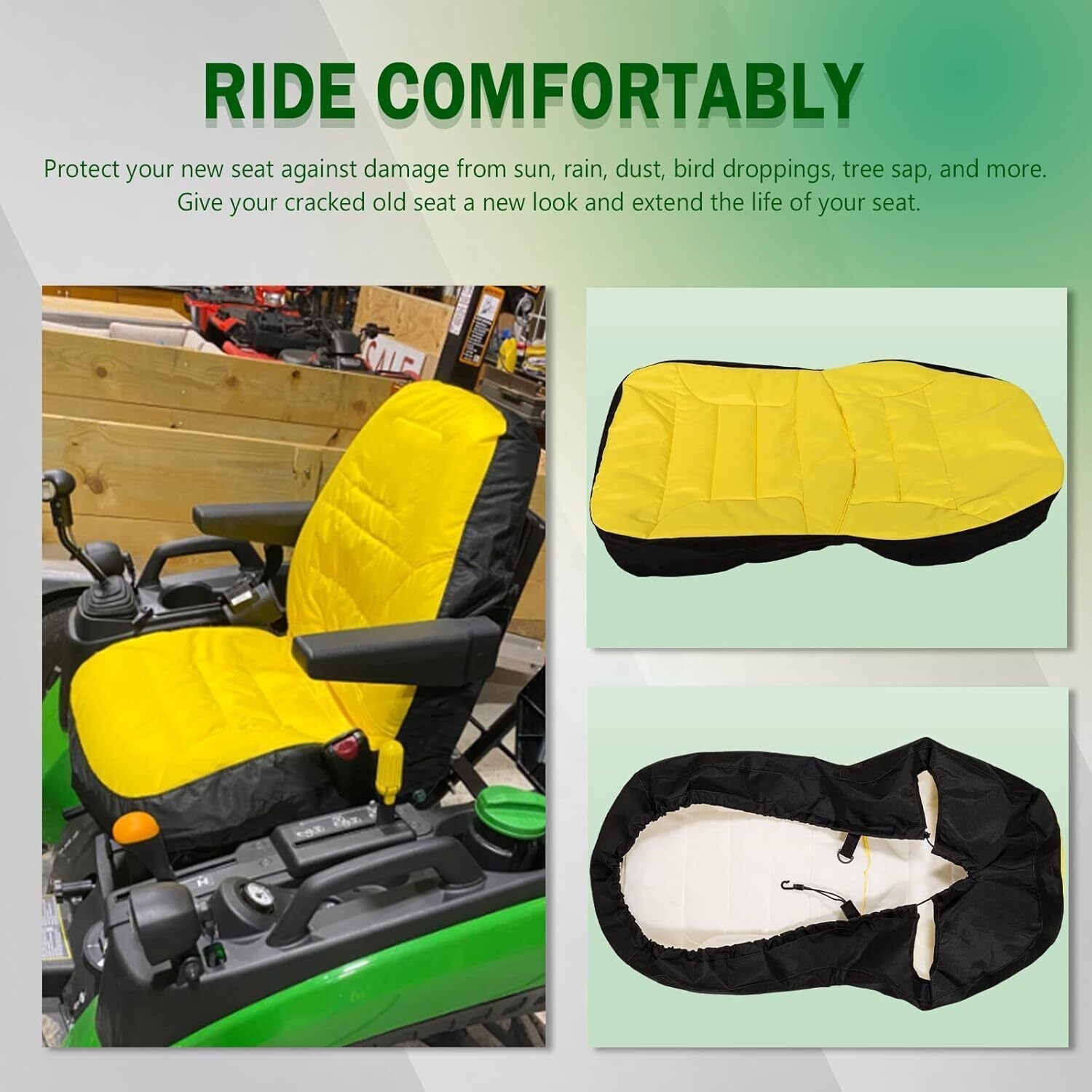 LP68694 Compact Utility Tractors Seat Cover for John Deere 1025R & 2025R Tractor