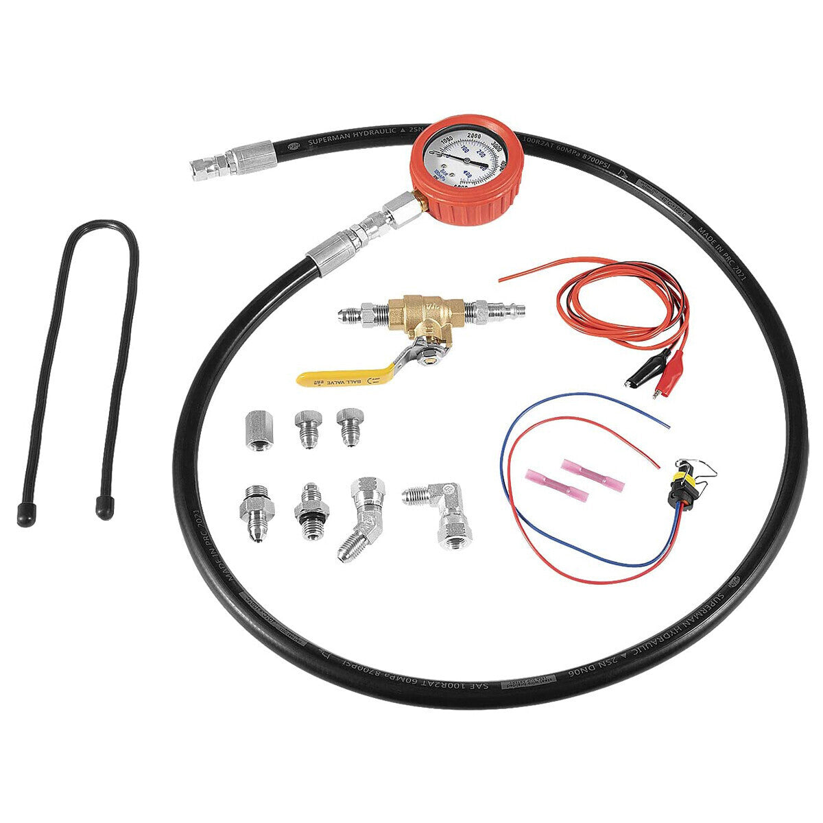 Hpop Test Tool High-Pressure & Air Leak Tester Gauge For Ford F250/350 6.0L 7.3L