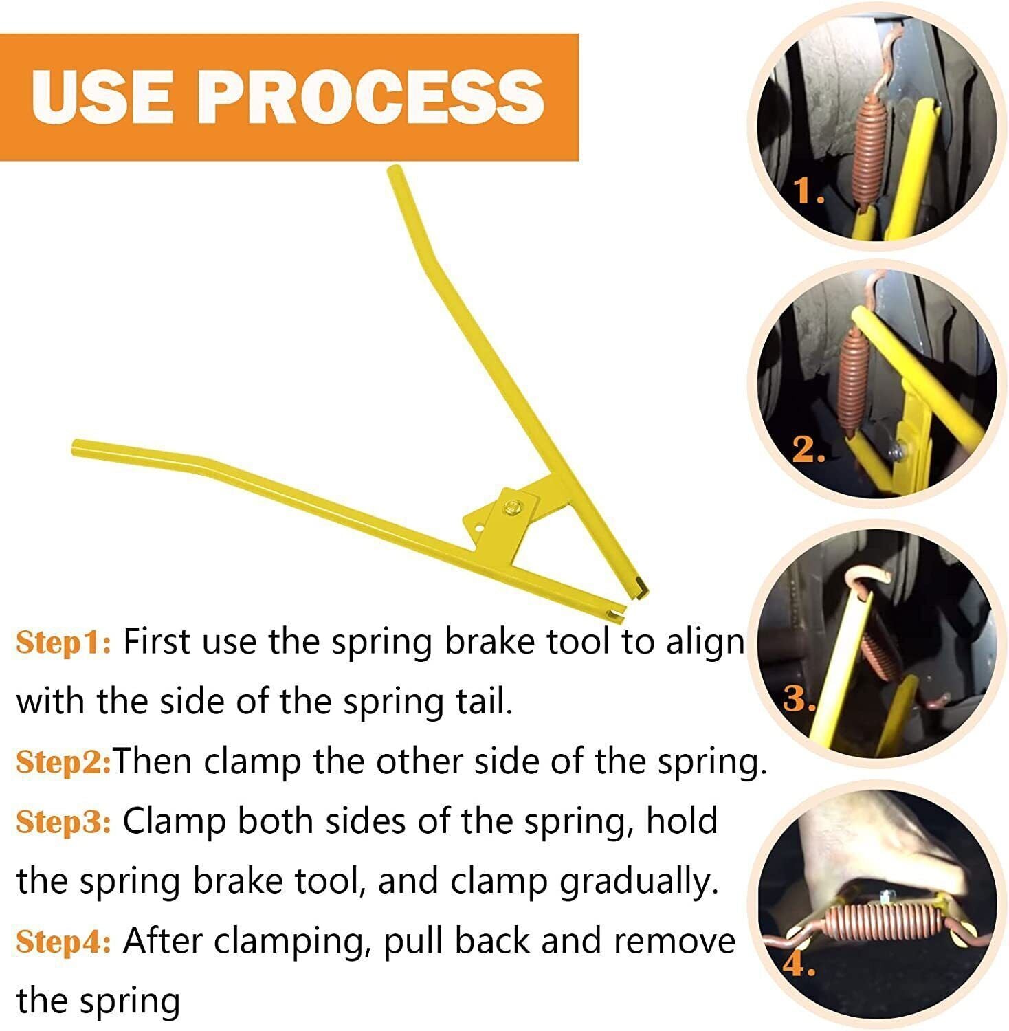LT890 Truck Brake Spring Tool Installer Pin Spring Brake Anchor Brake Shoe Kits