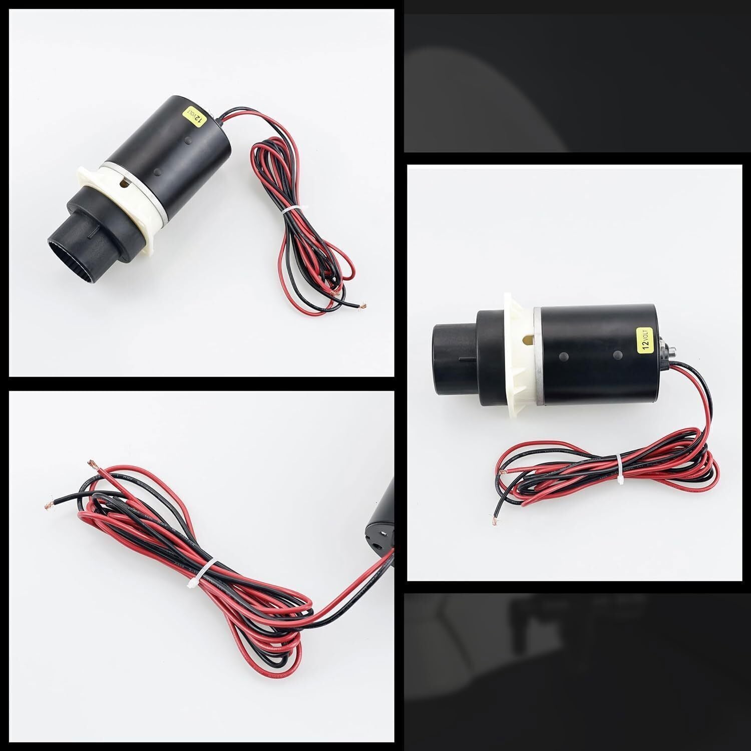 37072-0092 Marine Toilet Macerator Pump Motor Set Fits Jabsco 37045, 37245 12V
