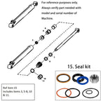 6803329 7137769 Hydraulic Lift Cylinder Seals Kit for Bobcat 444 543 520 720 974