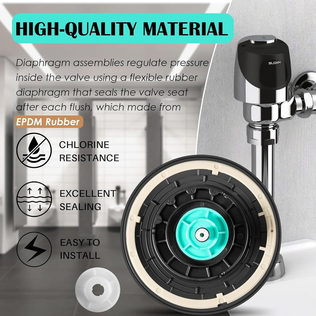 For Sloan G2 Dual Filter Water Closet Electronic Diaphragm Assembly EBV-1020-A