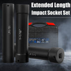 1/2" Drive Heavy Duty Extended Length Extra-Deep Length Impact Socket Set