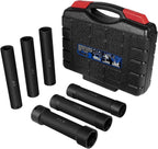 1/2" Drive Heavy Duty Extended Length Extra-Deep Length Impact Socket Set