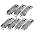 7Pcs Front Mesh Grille Grill Insert Cover Trim Frame For Jeep Patriot 2011-2018