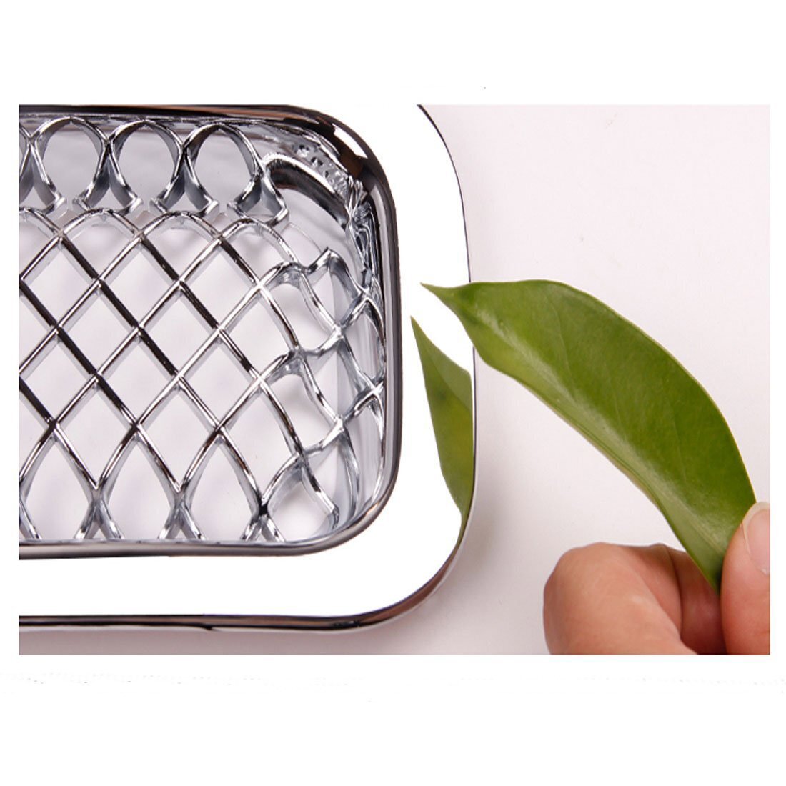 7Pcs Front Mesh Grille Grill Insert Cover Trim Frame For Jeep Patriot 2011-2018