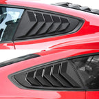Side Window Louvers ABS Windshield Sun Shade Cover for Ford Mustang 2015-2021