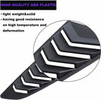 Side Window Louvers ABS Windshield Sun Shade Cover for Ford Mustang 2015-2021