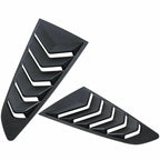 Side Window Louvers ABS Windshield Sun Shade Cover for Ford Mustang 2015-2021