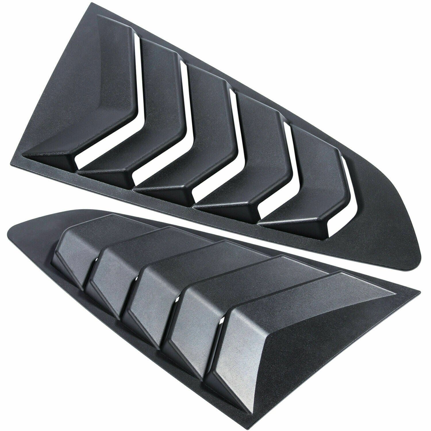 Side Window Louvers ABS Windshield Sun Shade Cover for Ford Mustang 2015-2021