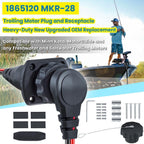 MKR-27 Circuit Breaker+MKR-28 Trolling Motor Plug Receptacle for Minn Kota Motor