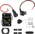 MKR-27 Circuit Breaker+MKR-28 Trolling Motor Plug Receptacle for Minn Kota Motor