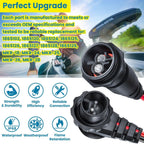 MKR-27 Circuit Breaker+MKR-28 Trolling Motor Plug Receptacle for Minn Kota Motor