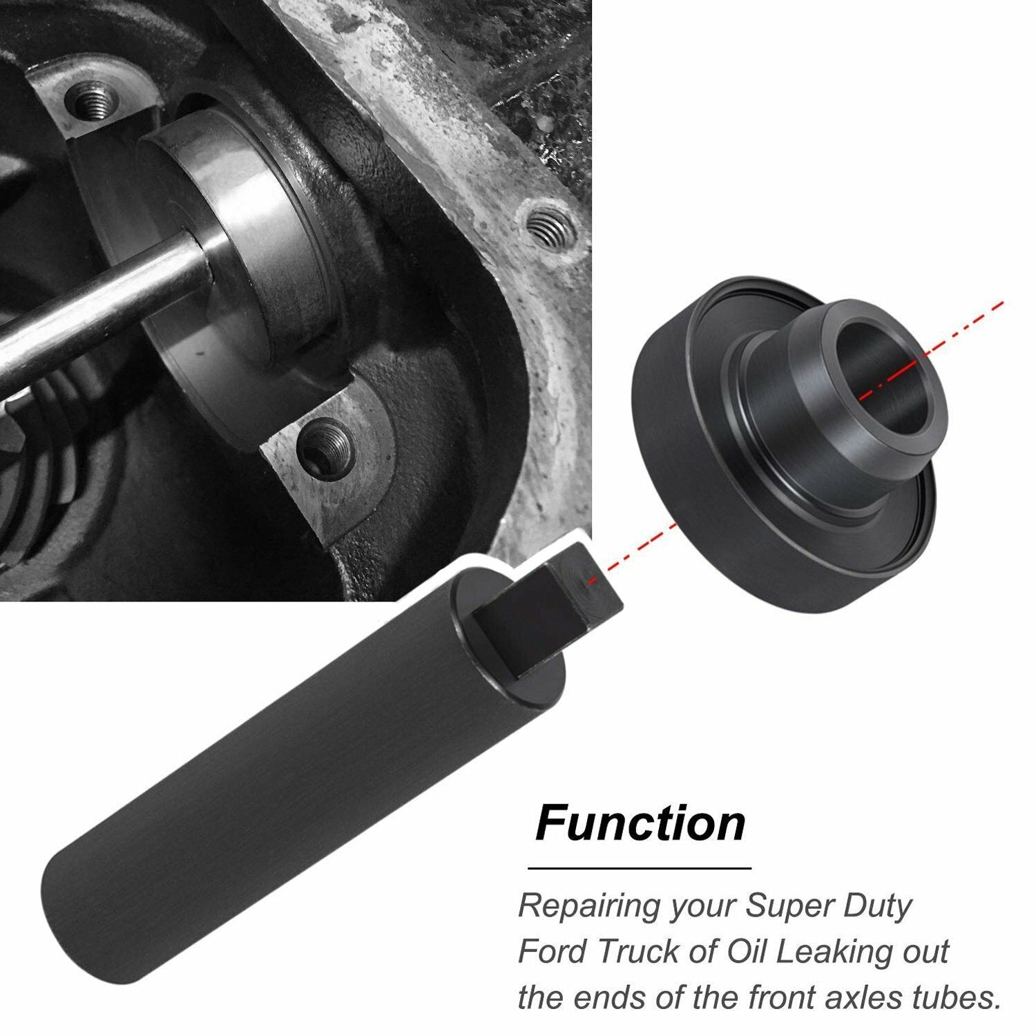 Front Inner Axle Seal Installer for Ford Super Duty 1978-2016 Dana 50 & Dana 60