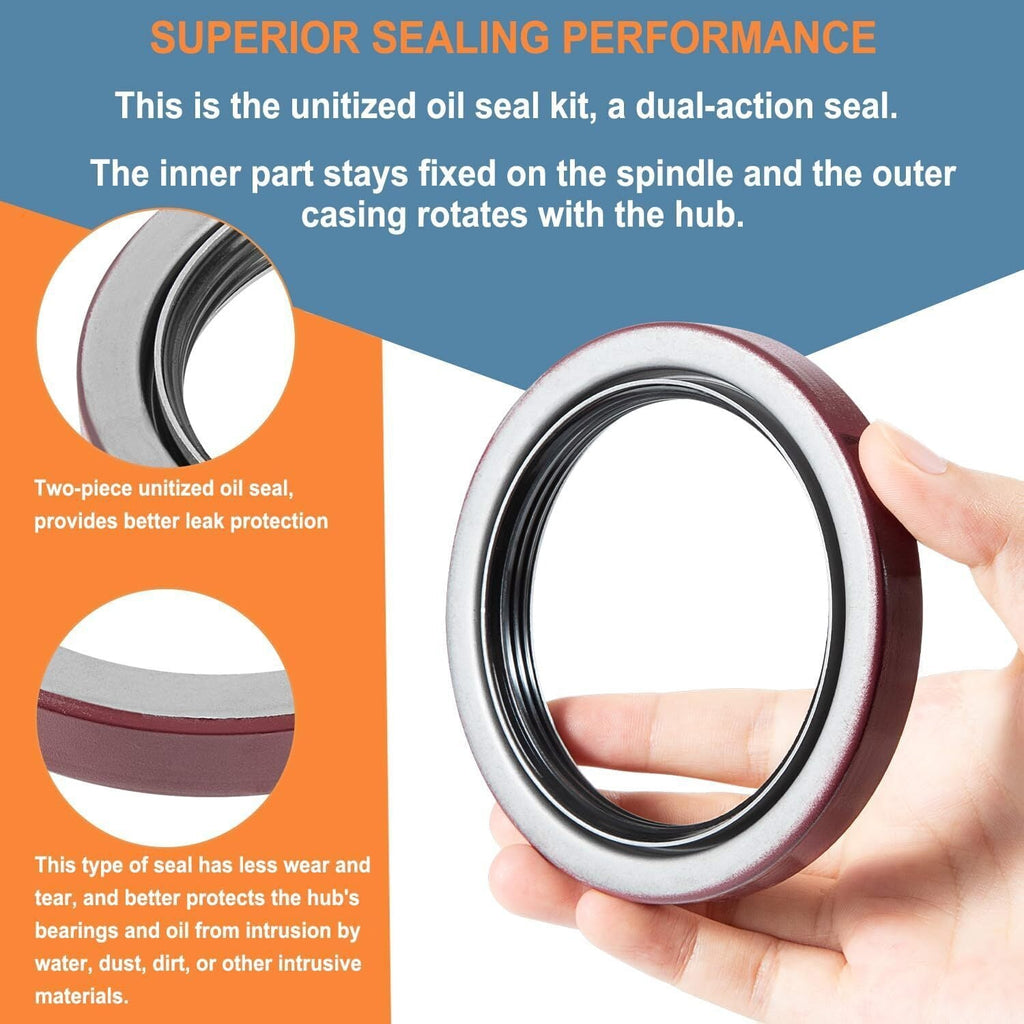 4x Oil Seal Replacement for Dexter 010-51-00 Grease 9K 10K GD Trailer Axle 10-51