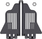 Metal Front Door Foot Pegs Rest Pedal For Jeep Wrangler JK JKU JL JLU 2007-2021