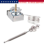 Fryer Thermostat for Pitco 60125401 Imperial 1175 11113 Blodgett Tem 200-400F