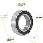 Rear Brake Drum Bearing & Seal Kit For 4x4 Honda TRX300FW 1988-2000