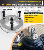 Lifting Adapter and Lifting Ring for Mercury Verado & 150HP 4-Stroke Outboard