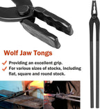 Bladesmith Knife Making Tongs Set & 1.0kg Blacksmith Hammer for Forge Anvil Vise