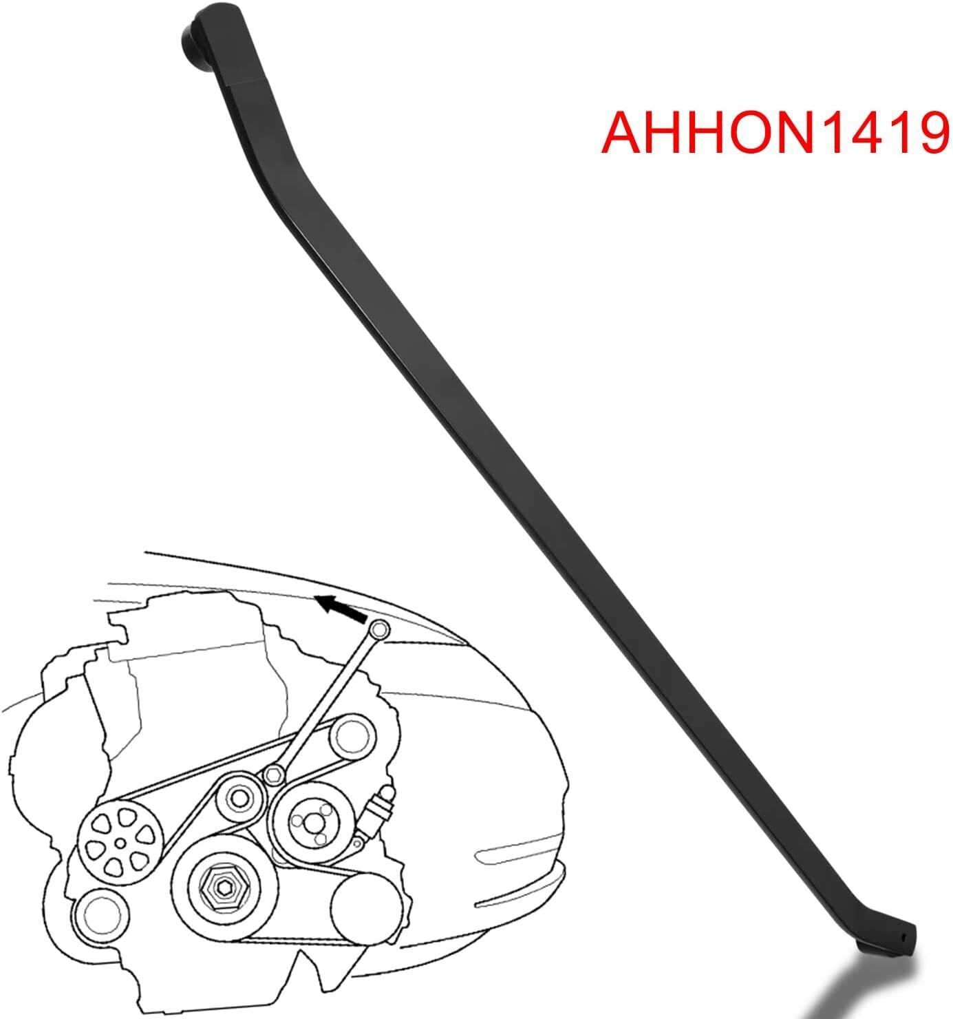 AHHON1419 Serpentine Belt Wrench Tensioner Tool for Honda Acura Accord CR-V Civi